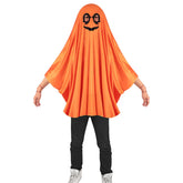 Halloween Pumpkin Ghost Cloak Cosplay Costume for Kids and Adults - Coscosmos